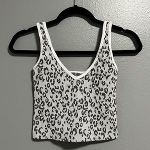 Aura Cheetah Print Crop Tank